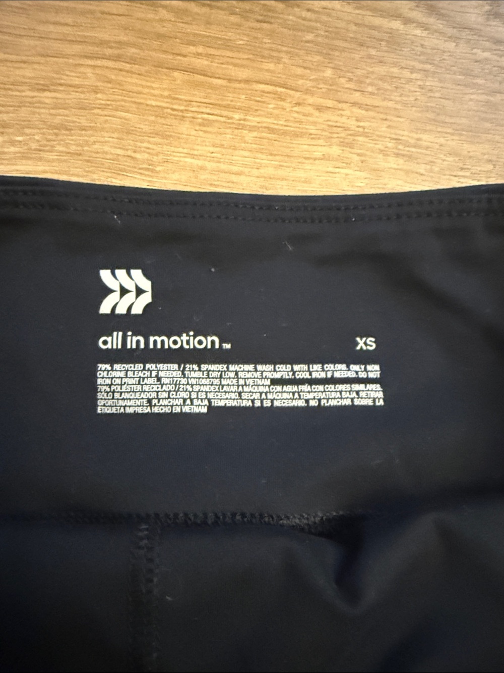 all in motion Black Performance Leggings with Logo - Picture 2 of 3